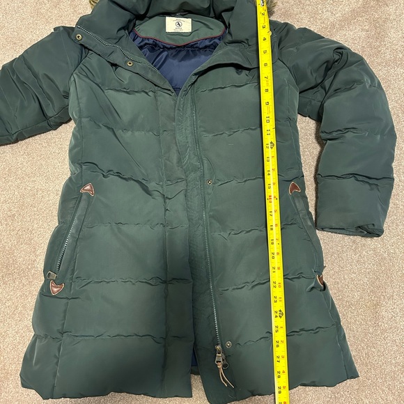 AIGLE Women’s Winter Coat - Green, Size 40 - Picture 3 of 12